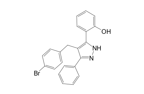 4-(4-Bromobenzyl)-3(5)-(2-hydroxyphenyl)-5(3)-phenylpyrazole