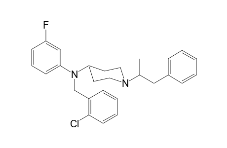 N-2-Chlorobenzyl-N-3-fluorophenyl-1-(1-phenylpropan-2-yl)piperidin-4-amine