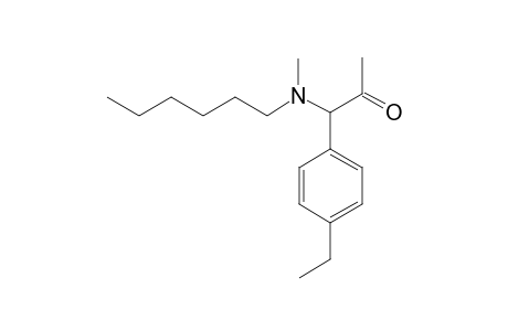 1-(N-Hexyl,N-methylamino)-1-(4-ethylphenyl)propan-2-one