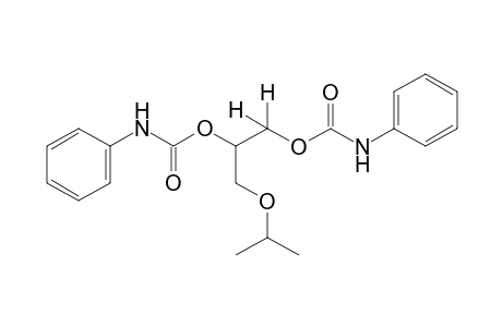 3-isopropoxy-1,2-propanediol, dicarbanilate