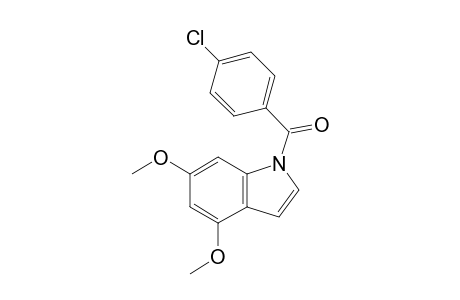 (4-chlorophenyl)-(4,6-dimethoxy-1-indolyl)methanone