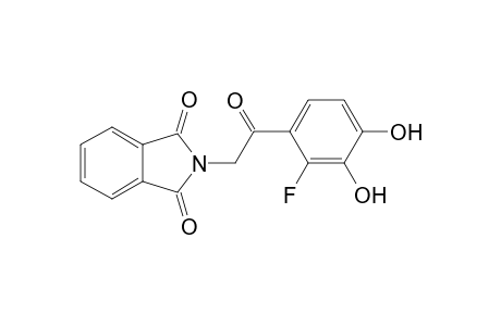2-[2-(2-fluoro-3,4-dihydroxy-phenyl)-2-keto-ethyl]isoindoline-1,3-quinone
