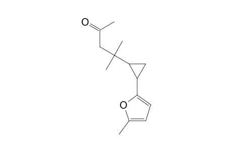 4-Methyl-4-[2-(5-methyl-furan-2-yl)-cyclopropyl]-pentan-2-one