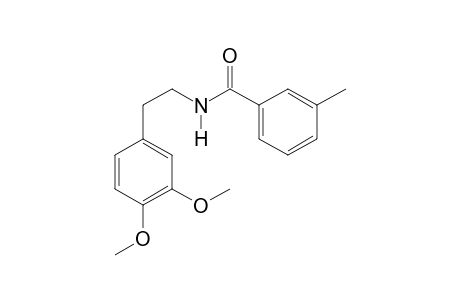 N-(3,4-dimethoxyphenethyl)-m-toluamide
