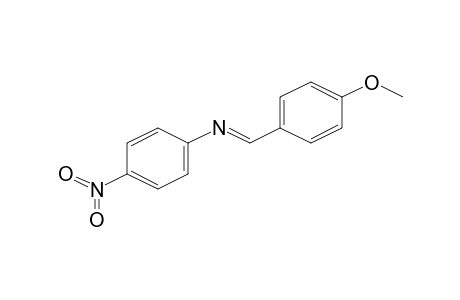 Aniline, N-(p-methoxybenzylidene)-p-nitro-