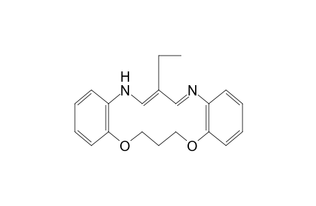 7,8-DIHYDRO-16-ETHYL-6H,14H-DIBENZO[b,i][1,11,4,8]-DIOXADIAZACYCLOTETRADECINE