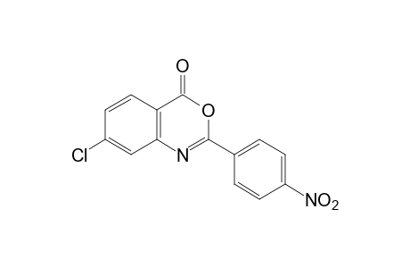 7-chloro-2-(p-nitrophenyl)-4H-3,1-benzoxazin-4-one