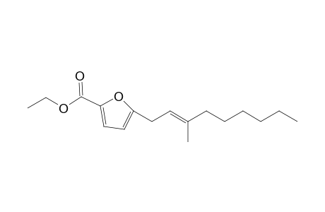 3-(3-Methylnon-2-enyl)furan-2-carboxylic acid ethyl ester