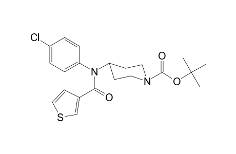 tert-Butyl-4-[(4-chlorophenyl)(thiophene-3-carbonyl)amino]piperidine-1-carboxylate