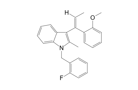 1-(2-Fluorobenzyl)-3-(1-(2-methoxyphenyl)-1-propen-1-yl)-2-methyl-1H-indole II