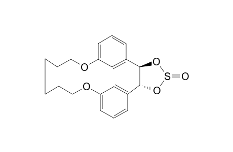 (trans)-1,3(1,3)-Dibenzena-2(4,5)-[(1,3,2)dioxathiolana]-4,11-dioxacycloundecaphane - S-oxide