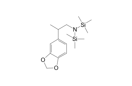 2-(3,4-Methylenedioxyphenyl)propan-1-amine 2TMS