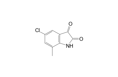 5-chloro-7-methylindole-2,3-dione