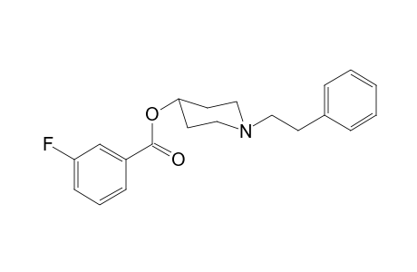 1-(2-Phenylethyl)piperidin-4-yl-3-fluoro benzoate