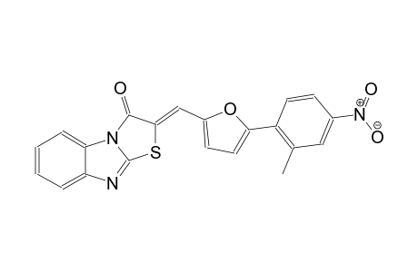 (2Z)-2-{[5-(2-methyl-4-nitrophenyl)-2-furyl]methylene}[1,3]thiazolo[3,2-a]benzimidazol-3(2H)-one