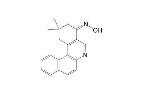 Benzo[a]phenanthidin-4(1H)-one, 2,3-dihydro-2,2-dimethyl-, oxime