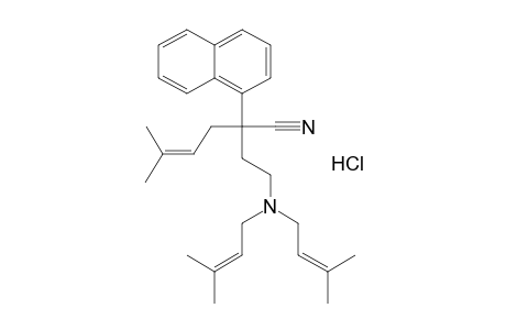 alpha-{2-[BIS(3-METHYL-2-BUTENYL)AMINO]ETHYL}-alpha-(3-METHYL-2-BUTENYL)-1-NAPHTHALENEACETONITRILE, HYDROCHLORIDE