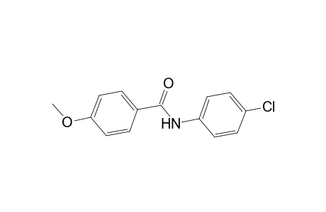 4-Methoxybenzenamide, N-(4-chlorophenyl)-