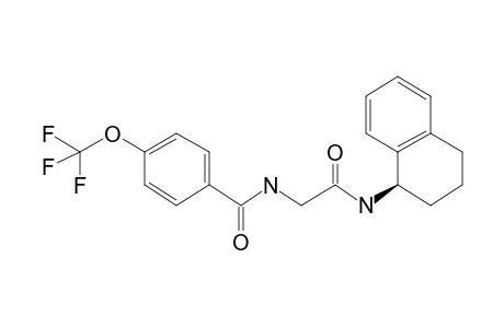 (R)-N-(2-oxo-2-((1,2,3,4-Tetrahydronaphthalen-1-yl)amino)ethyl)-4-(trifluoromethoxy)benzamide