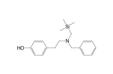 4-[2-(benzyl-(trimethylsilylmethyl)amino)ethyl]phenol