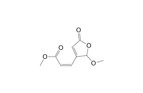 Methyl (Z)-2-methoxy-5-oxo-2,5-dihydro-3-furan-propenoate