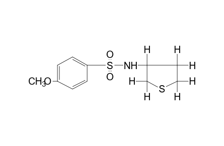 p-methoxy-N-(tetrahydro-3-thienyl)benzenesulfonamide