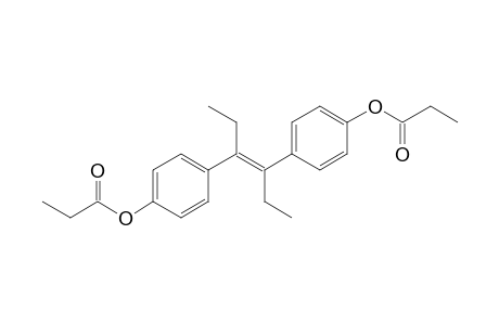 STILBENEDIOL, 4,4'-, A,A'-DIETHYL-, DIPROPIONATE, trans-,