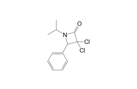 3,3-DICHLORO-1-ISOPROPYL-4-PHENYL-2-AZETIDINONE