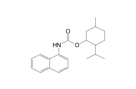 Carbamic acid, N-(1-naphthyl)-, menthyl ester