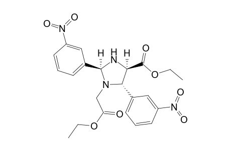 (2S,4R,5S)-1-Ethoxycarbonylmethyl-2,5-bis-(3-nitro-phenyl)-imidazolidine-4-carboxylic acid ethyl ester