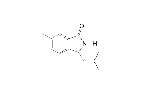 1H-Isoindol-1-one, 2,3-dihydro-6,7-dimethyl-3-(2-methylpropyl)-