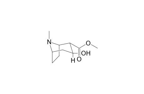 METHYL-(ENDO,ENDO)-3-HYDROXY-8-METHYL-8-AZABICYCLO-[3.2.1]-OCTANE-2-CARBOXYLATE