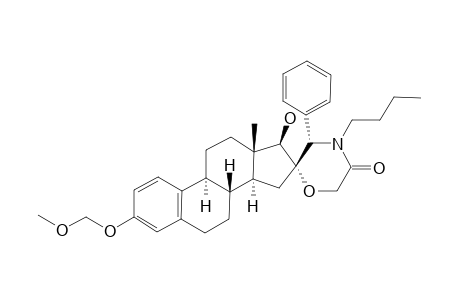 #11;(8R,9S,13S,14S,16S,17R)-4'-BUTYL-17-HYDROXY-3-(METHOXYMETHOXY)-13-METHYL-3'S-PHENYL-6,7,8,9,11,12,13,14,15,17-DECAHYDRO-5'H-SPIRO-[CYCLOPENTA-[A]-PHENANTHR