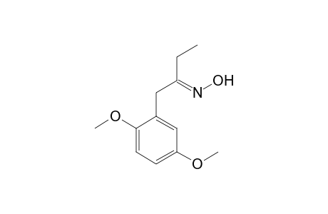 1-(2,5-Dimethoxyphenyl)butan-2-one oxime