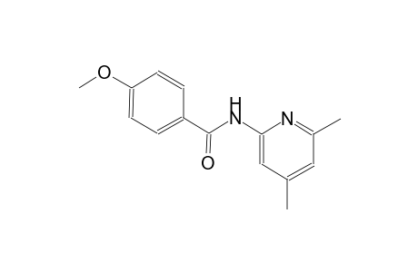 N-(4,6-dimethyl-2-pyridinyl)-4-methoxybenzamide