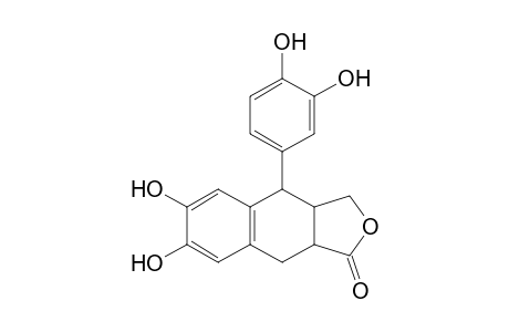 6,7-dihydroxy-4-(3,4-dihydroxyphenyl)-3a,4,9,9a-tetrahydronaphtho[2,3-c]furan-1(3H)-one