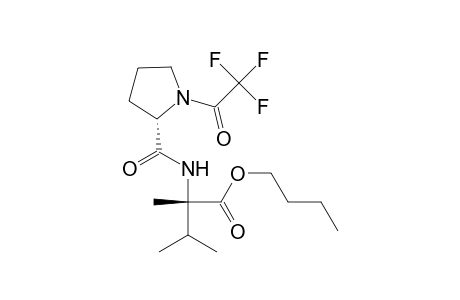 N-TFA-L-prolyl-alpha-methylvaline butyl ester