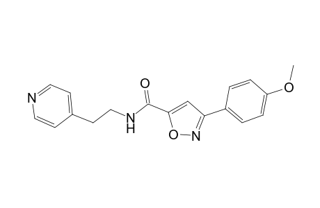 3-(4-Methoxyphenyl)-N-[2-(pyridin-4-yl)ethyl]-1,2-oxazole-5-carboxamide