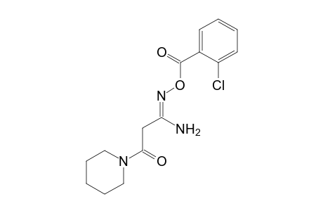 O-(o-chlorobenzoyl)-beta-oxo-1-piperidinpropionamidoxime