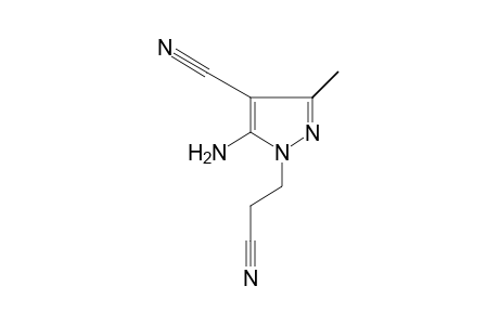 5-amino-4-cyano-3-methylpyrazole-1-propionitrile