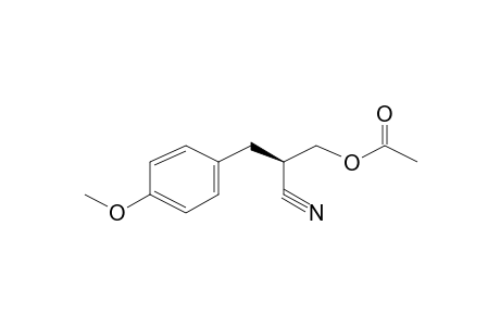 (R)-1-Acetoxy-2-cyano-3-(p-anisyl)propane