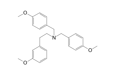 N,N-Bis(4-methoxybenzyl)-3-methoxyphenethylamine