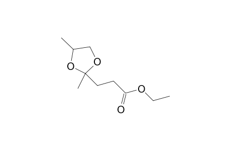1,3-Dioxolane-2-propanoic acid, 2,4-dimethyl-, ethyl ester