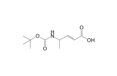 (2E)-4-[(tert-Butoxycarbonyl)amino]-2-pentenoic acid