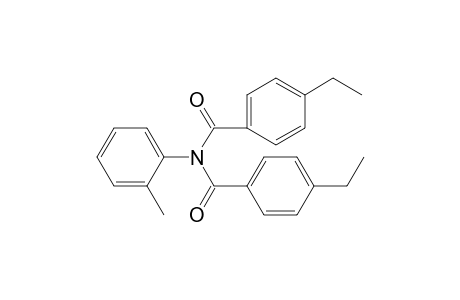 4-Ethyl-N-(4-ethylbenzoyl)-N-(2-methylphenyl)benzamide