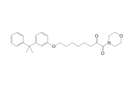 1-Morpholino-8-(4-(2-phenylpropan-2-yl)phenoxy)octane-1,2-dione