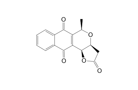 (3as,5R,11Bs)-5-methyl-3,3A-dihydro-2H-benzo-[G]-furo-[3,2-C]-isochromene-2,6,11-(5H,11BH)-trione