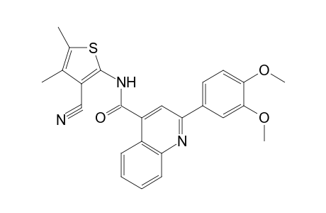 N-(3-cyano-4,5-dimethyl-2-thienyl)-2-(3,4-dimethoxyphenyl)-4-quinolinecarboxamide