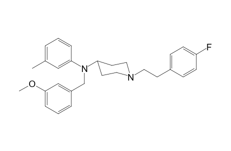 1-(2-(4-fluorophenyl)ethyl)-N-(3-methoxybenzyl)-N-(3-methylphenyl)piperidin-4-amine