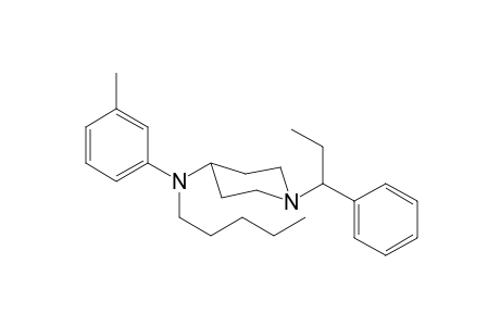 N-3-Methylphenyl-N-pentyl-1-(1-phenylpropyl)piperidin-4-amine